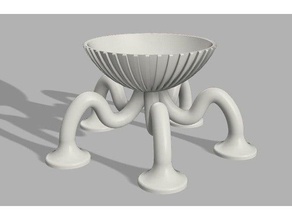 fiore pentola tentacoli vaso fiori maceta 3d print model - Mito3D