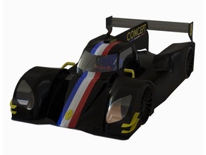 renault mans concepto 3d coche vehiculo auto automóvil automotor lmp1 prototipo alpino clio megane escénico Zoe 3d print model - Mito3D