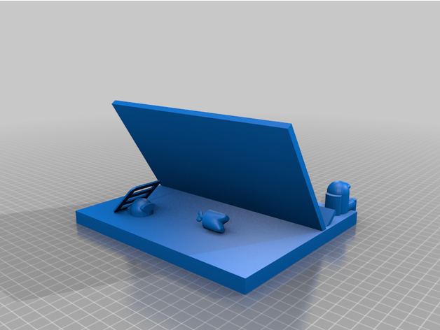 us Stand 3D print model - Mito3D