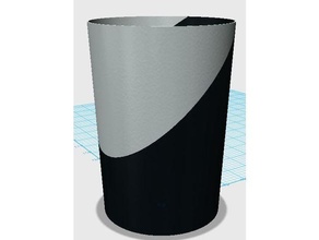 dual colour vase 3d print model - Mito3D