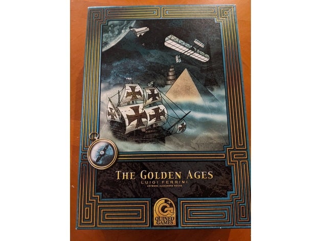 golden ages boardgame insert 3D print model - Mito3D