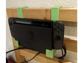 Nintendo Schalter Halter Unterstützung Ikea brauchen Bett idkea 3d print model - Mito3D