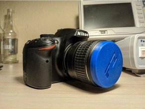 nikon 55mm lens cap springs - fits 3d print model - Mito3D