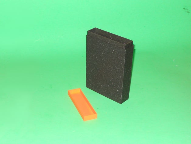 35 inch hard drive box container 3D print model - Mito3D