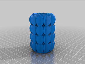 texture roller clay - paraboloid shape ceramics tools 3d print model - Mito3D