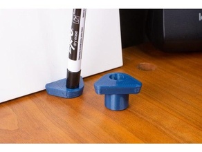 whiteboard dog holey desk adapter bench dry erase holeydesk keithstestgarage workbench wudd 3d print model - Mito3D