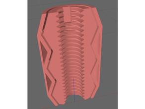 filettato manovella maniglia interno cuscinetto conica 3d print model - Mito3D