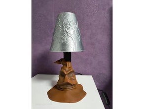 socle lampe choixpeau magique harry potter 3d print model - Mito3D