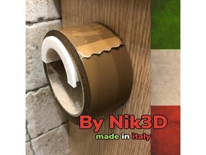 staffa porta rodar nastro adhesivo brico bricolaje gancio Italia orden organizador escocés cinta tarantinik 3d print model - Mito3D