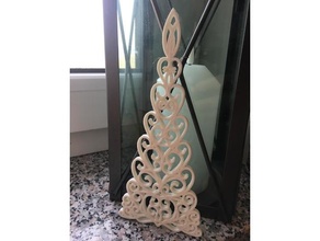 dekoratif ağaç Sanat Noel dekorasyon 3d print model - Mito3D
