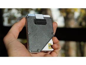 wallet card holder 3d printed slim 3d print model - Mito3D