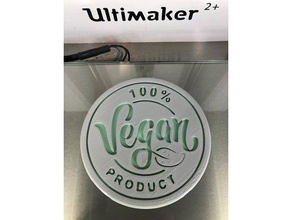 verre vegan Coaster boissons alcoolisées idealab légumes 3d print model - Mito3D