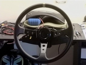 trustmaster rgt wheel adapter clutch drift drifting edition steering 3d print model - Mito3D