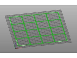 letto livellamento ender 3 test 235x235mm bedleveling ender3 3d print model - Mito3D