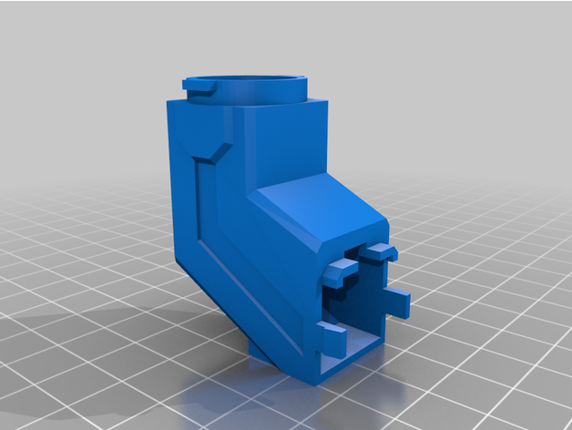 çapraz dövüş b daman dik dergi adaptör bdaman mermer oyuncak 3D print model - Mito3D