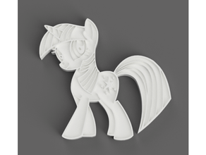 crepuscolo scintillare mio piccolo pony 3d print model - Mito3D