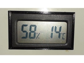 mini thertmomètre magnétique titulaire soutien aimant thermomètre 3d print model - Mito3D