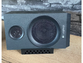 logitech speaker stand horizontal spacer 3d print model - Mito3D