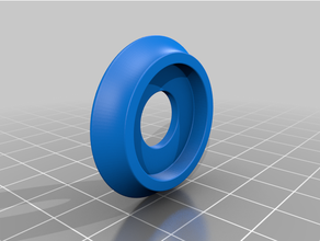 filament spool holder bearing cover 608rs 3d print model - Mito3D