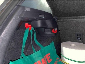 vw golf mk7 posterior maletero carga gancho tienda comestibles bolso Volkswagen 3d print model - Mito3D