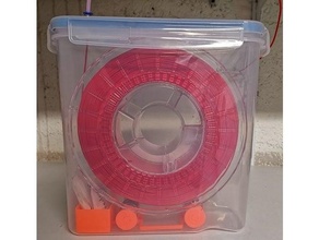 single roll filament drybox cereal box spool holder silica 3d print model - Mito3D