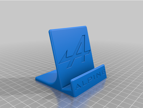 phone stand - support telephone alpine a110 3d print model - Mito3D