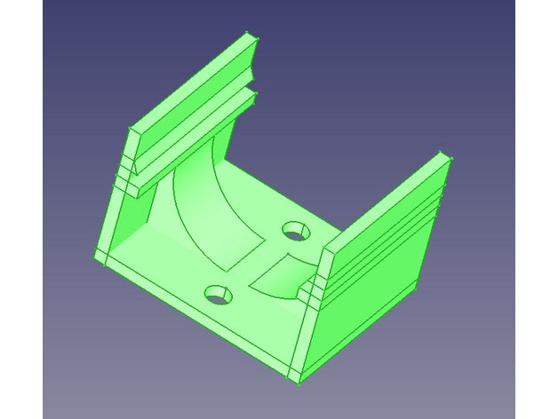 LED Punkt Matrix Halterung 3D print model - Mito3D