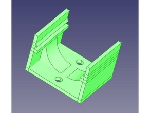 led dot matrix bracket 3d print model - Mito3D