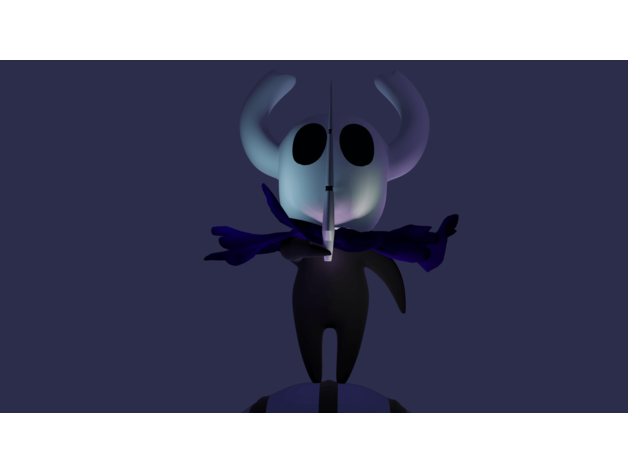 hollow knight character videogame video game games 3D print model - Mito3D
