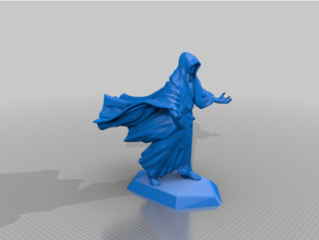 Skyrim Winterfestung Magier Statue Shalidor Hochschule Gilde 3d print model - Mito3D
