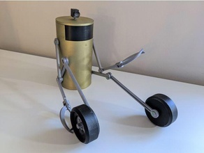 tin robot 3d print model - Mito3D