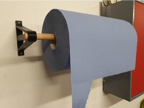 Reinigung Papier Halter Unterstützung Handtuch rollen 3d print model - Mito3D