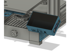 Ender 3 v2 rpi 4 + hyperpixel4 montieren Fall Mantel Realität Oktoprint 3d print model - Mito3D