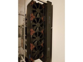 sideway radiator mounts thermaltake core case 3d print model - Mito3D