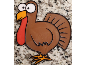 mmu turkey holiday multicolor palette thanksgiving 3d print model - Mito3D