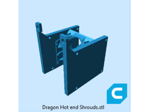 coréception 300 créativité elfe dragon chaud ventilateur montures 3d print model - Mito3D