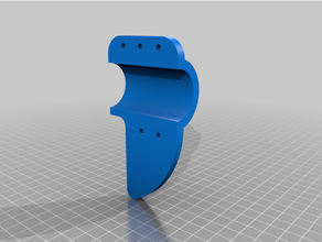 tube shelf support bracket holder 3d print model - Mito3D