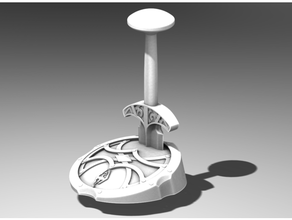 skyrim inspired kask Görüntüle ayakta durmak 3d print model - Mito3D