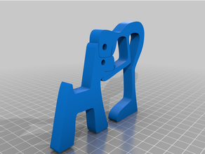man dog 3d print model - Mito3D
