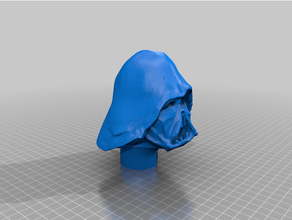 Darth Vader erimiş maske anında tencere buhar saptırıcı 3d print model - Mito3D