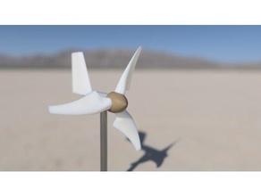 wind turbine mk ii power windmill 3d print model - Mito3D