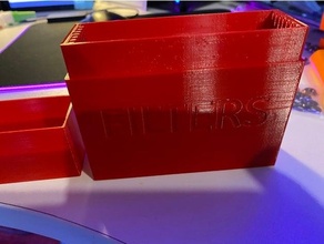 100 mm filter holder 100mm box filters lee storage 3d print model - Mito3D