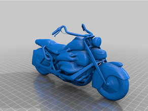 fallout motorcycle 3d print model - Mito3D