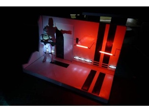 star wars kamino diorama clone trooper led stormtrooper 3d print model - Mito3D