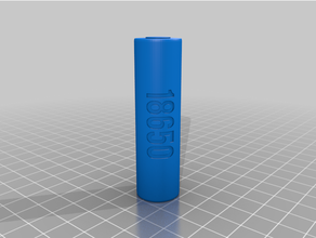 18650 dummy cell battery model 3d print model - Mito3D
