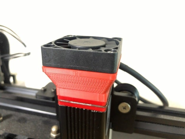 laser module 40mm fan dapter coolongfan neje 3D print model - Mito3D