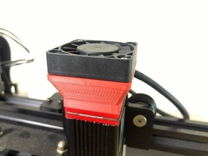 Laser Modul 40mm Ventilator Dapter coolongfan neje 3d print model - Mito3D