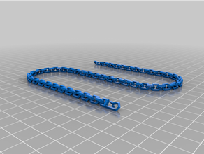 kolye Zincir yeniden düzenleme zincir bağlantı bağları 3d print model - Mito3D