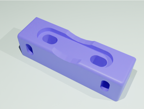ender axis motor mount long holes adjustable z-axis 3d print model - Mito3D