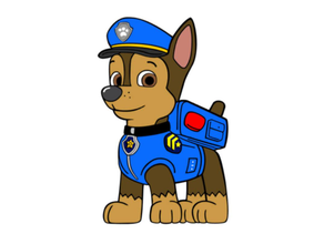 chase paw patrol cookie cutter cookiecutter cookies 3d print model - Mito3D